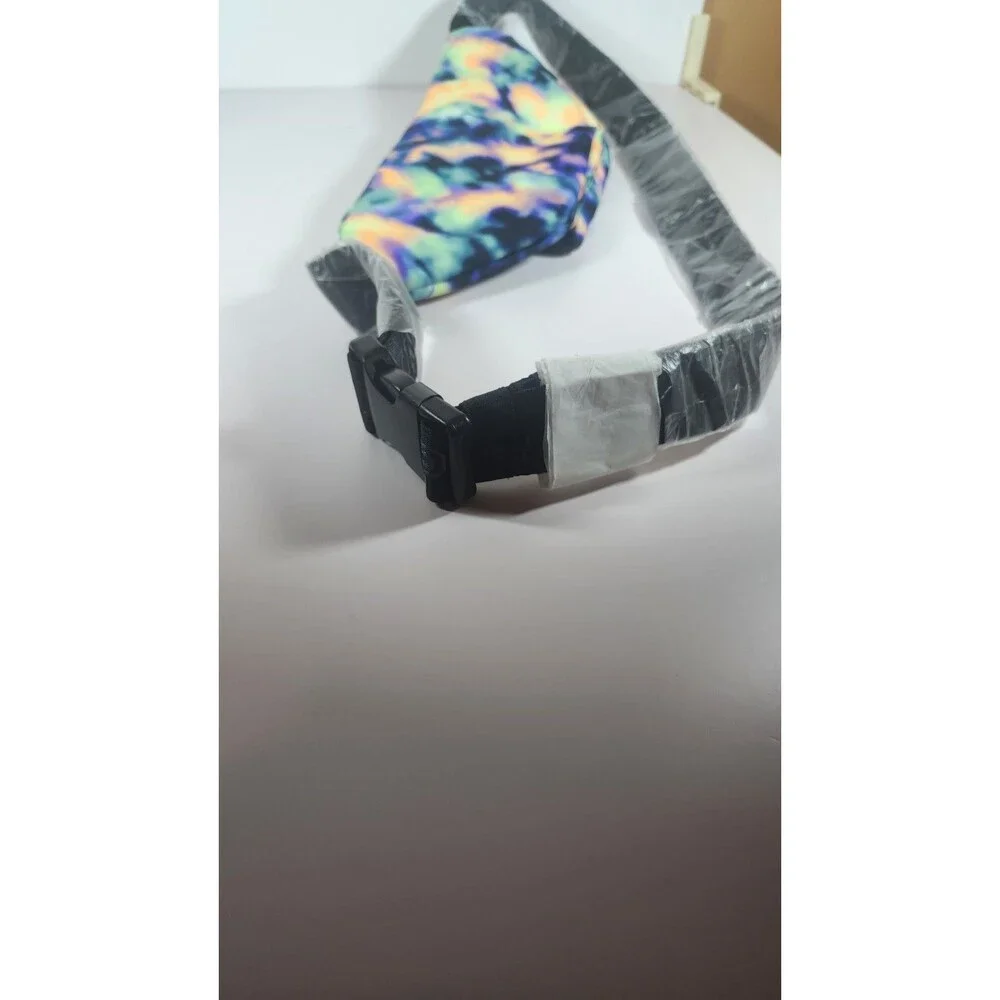 Victoria’s Secret Pink Tie Dye Oversized Fanny Pack / Belt Bag NWT Multi-Color